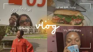 I got a microphone, Gtco food & drink festival 2023, my testimony| VLOG
