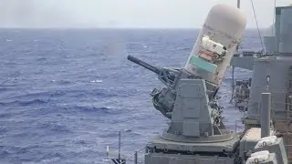 US Navy Phalanx gun-based close-in weapon system | Loading and Firing
