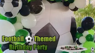 Football ⚽ Themed Birthday Party At Home Under Budget Birthday #DIY #football #birthdayparty
