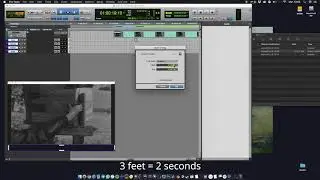 Protools & Streamers : Preparing a foley session.