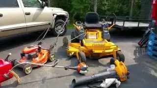 Basic equipment for starting a lawn care business and upgrades