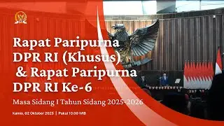BREAKING NEWS - RAPAT PARIPURNA DPR RI