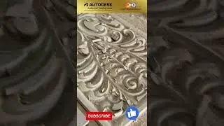 CNC wood carving with cad-cam software