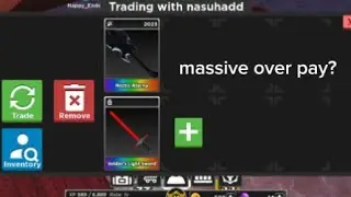 Trading voldar s light sword(getting massive over pays)|survive the killer