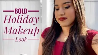 Bold Holiday Makeup Look