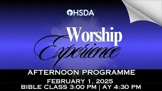 OHSDA Afternoon Programme | Bible Class & AY | February 1, 2025 @ 3:00 PM