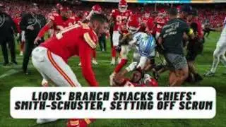 Lions&rsquo; Brian Branch PUNCHES JuJu Smith-Schuster &mdash; NFL Postgame Chaos Erupts! #sethjtv