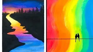 16 простых, но безумных хитростей рисования || Учебник рисования