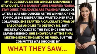 &ldquo;My Sister Told Me &lsquo;Stay Quiet, The Adults Are Talking&rsquo; &mdash; Then the Host Announced Something She&hellip;&rdquo;