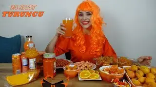 24 SAAT BOYUNCA TEK RENK TURUNCU