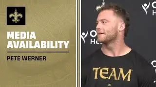 Pete Werner on Dalvin Cook, Business Trip Mentality in London | New Orleans Saints