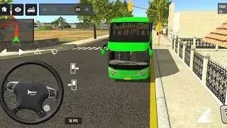Euro Bus Driving Game Public Transportation 2024 - Indonesia Bus Simulator Android Gameplay #2