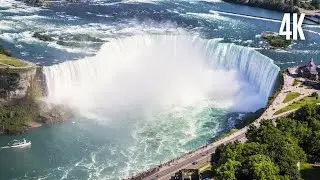 Rainbows at Niagara Falls | Virtual Tour 4K | Canada & US Sides