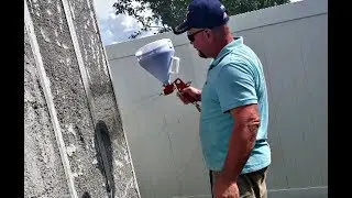 Напыление газобетона на стеновые панели