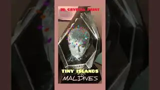 How make to 3D crystal engraving  photo  #crystalprinting #3d #3dcrystal #3dcrystalgift