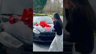 Biggest surprise for my 16 year old daughter. Her first car 🚘🚘