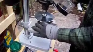 Grinding Cut Glass Bottles Smooth