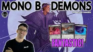 Don’t Sleep on Mono Black Demons! | Standard MTG BO1 Arena Gameplay