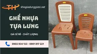 Mua ghế nhựa tựa lưng k&iacute;ch thước c&aacute;c loại ở đ&acirc;u gi&aacute; sỉ?