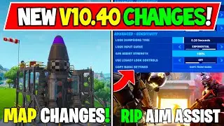 *NEW* Fortnite UPDATE V10.40 Changes! 
