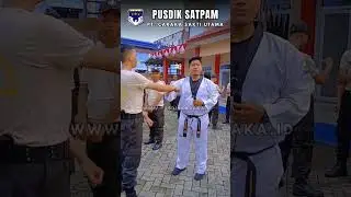 Latihan Taekwondo Diklat Satpam Gada Pratama Ak.88 Pusdik Caraka #satpam #security