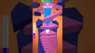 Drop Stack ball max levels GamePlay #shorts