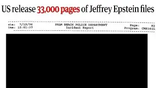 New Epstein Files Are Huge