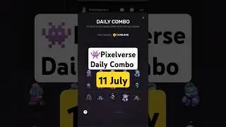 Today's Daily Combo Pixelverse combo cards 11 July #shorts #pixelverse