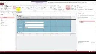 How to create calculate field in ms access