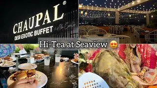 Chaupal Hi-Tea Buffet 😍 Also Attended Baby Shower (Godh Bharai) ✨ Outing Vlog!
