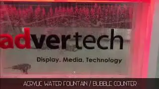 Plastic Displays - Acrylic water fountain / bubble counter