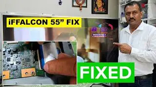 How to Fix TCL iFFalcon 55K2A TV with No Picture  Black Screen Repair Tutorial