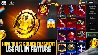 How To Use Golden Fragment & Get Free Upgraded Guns Free 10 Draws Materials & Emblems | PUBGM
