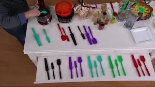 Set of 3 Squeegee, Scraper, & Spatula Set on QVC