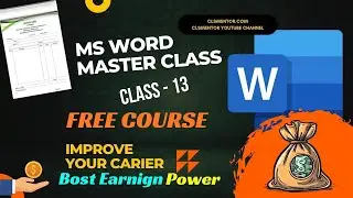 how to make table Bill Format ms word class 14