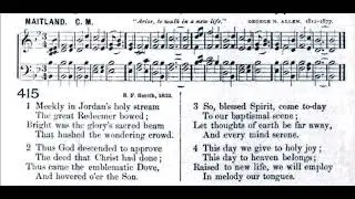 Meekly in Jordan's Holy Stream (Maitland)