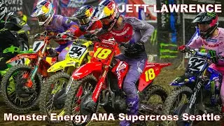 V#508 JETT LAWRENCE - Team Honda HRC | Monster Energy AMA Supercross 2024 | Seattle, WA