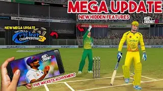 Real cricket 22 Mega update | Rc22 New update hidden features | Rc22 New update | WCC3 New Update