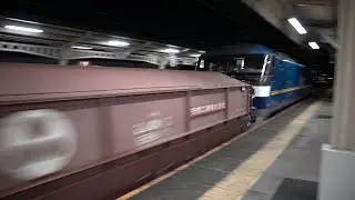 Train Locomotive JR貨物 EF210形 300番台 電気機関車 牽引 貨物列車 JR東海 東海道本線 大垣駅