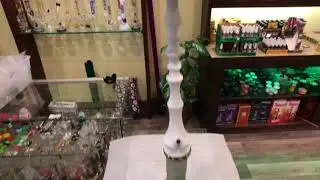 MOB Matte White Cloud King Hookah