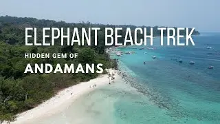 Elephant beach full trek | Hidden beach of Andamans