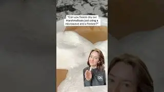 Can freeze dry our marshmallows like this?! 🫣