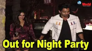Harshvardhan Rane with girlfriend Kim Sharma attend the opening night of soho club