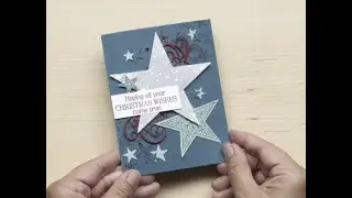 Stitched Star Mercury Glass Project | Stampin' Up!