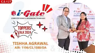 GATE 2024 Toppers | AIR 1196 - Tishha Agrawal | 6th SEM | CS | BIT DURG | SIDDHARTH SIR | iGate