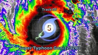 Track Of Typhoon Goni (2020)