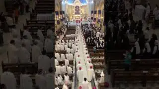 Philippine Catholic Bishops Process for Holy Mass during their 131st General Assembly  (CBCP)