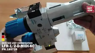 FESTO SERVICE UNIT COMBINATION LFR-1/2-D-MIDI-KC PN.185739