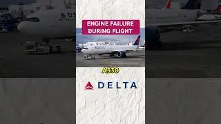 Delta Flight Loses Engine Over the Atlantic What Happened Next? #delta #a330 #enginefailure
