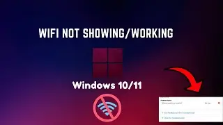 How to fix Wi-Fi connection not working/error problem in Windows 8/10/11